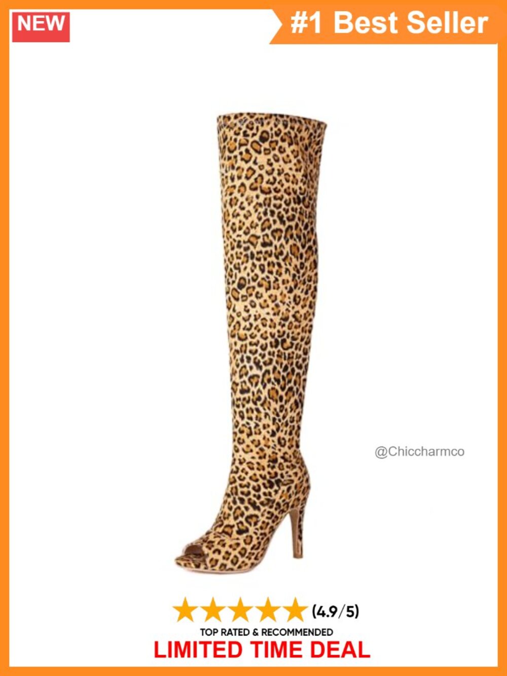 Peep Toe Over The Knee Stiletto Boots